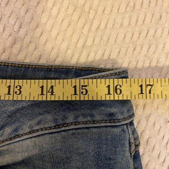 Patchwork Denim Jeans By Cato Est. 1946 Size 10 Mid-Rise Contemporary Style - Picture 5 of 8